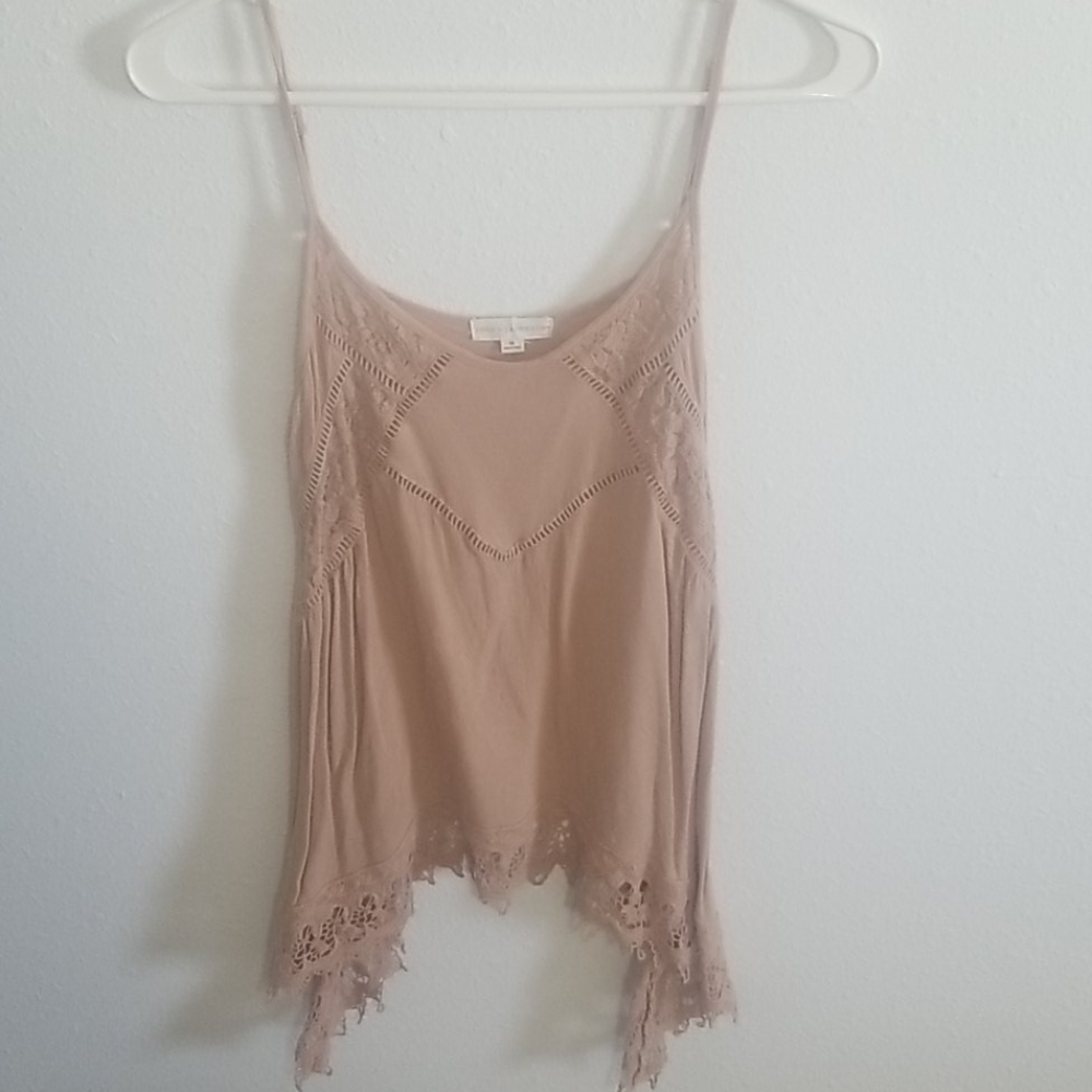 Coco + Jamieson tan tank